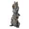 Glitzhome® 28" Bronze Stacked Frog Statue